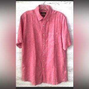 Short sleeve linen shirt from Orvis. Size M